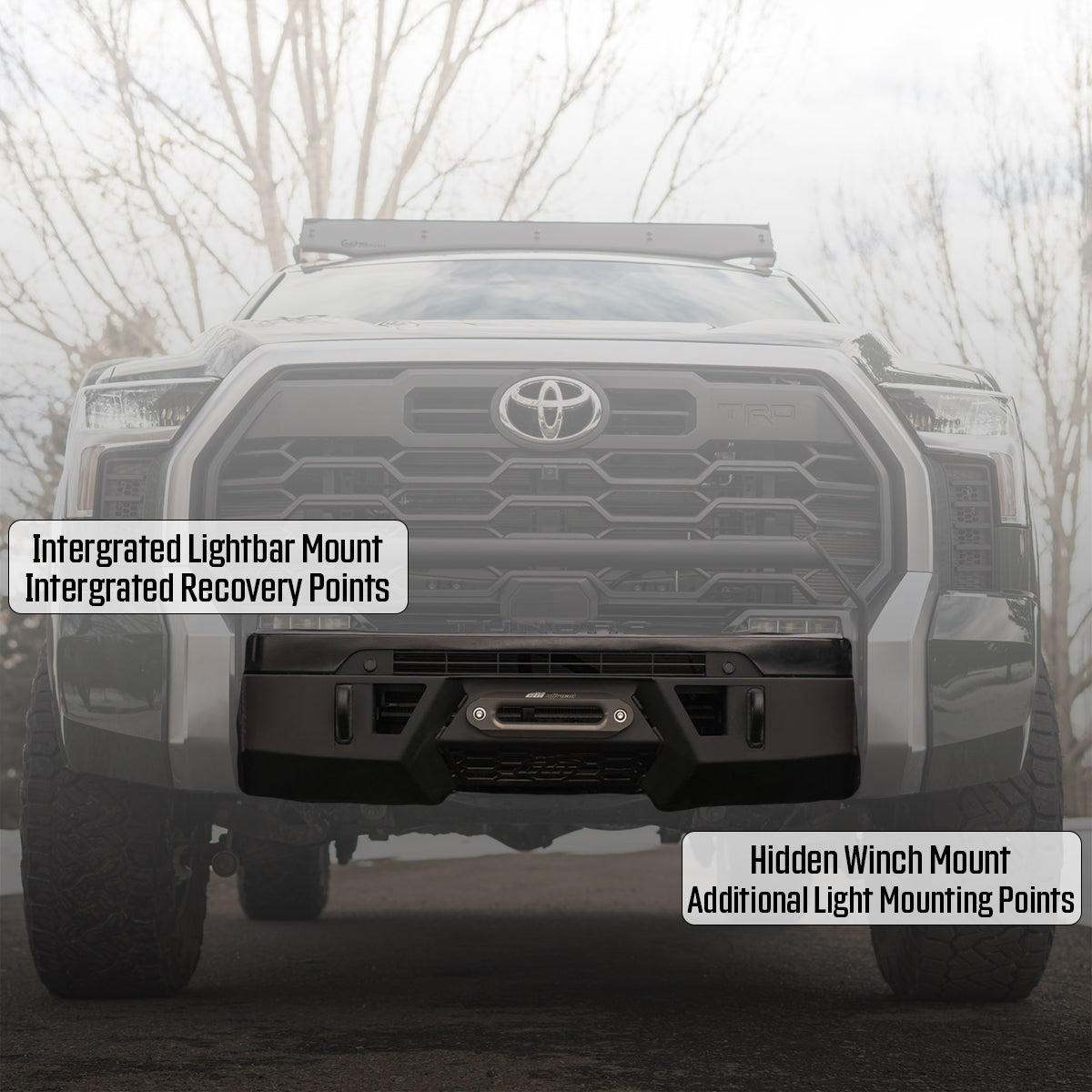 '22-23 Toyota Tundra CBI Off-Road Covert Series Front Bumper description