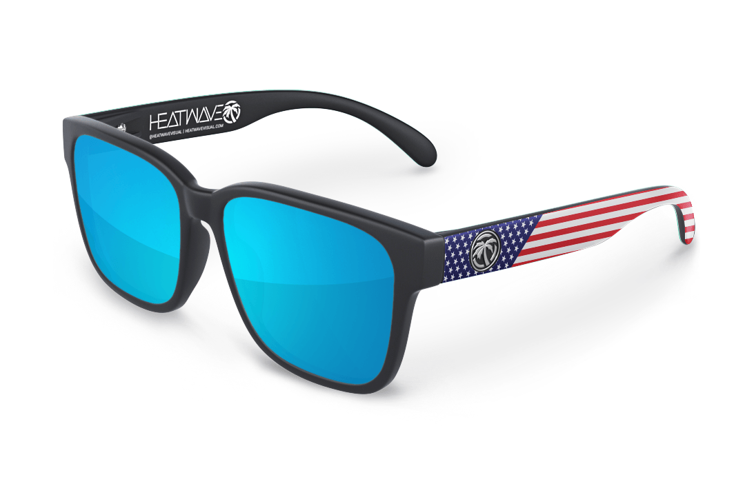 USA Apollo Series Stars and Stripes Sunglasses Heatwave 