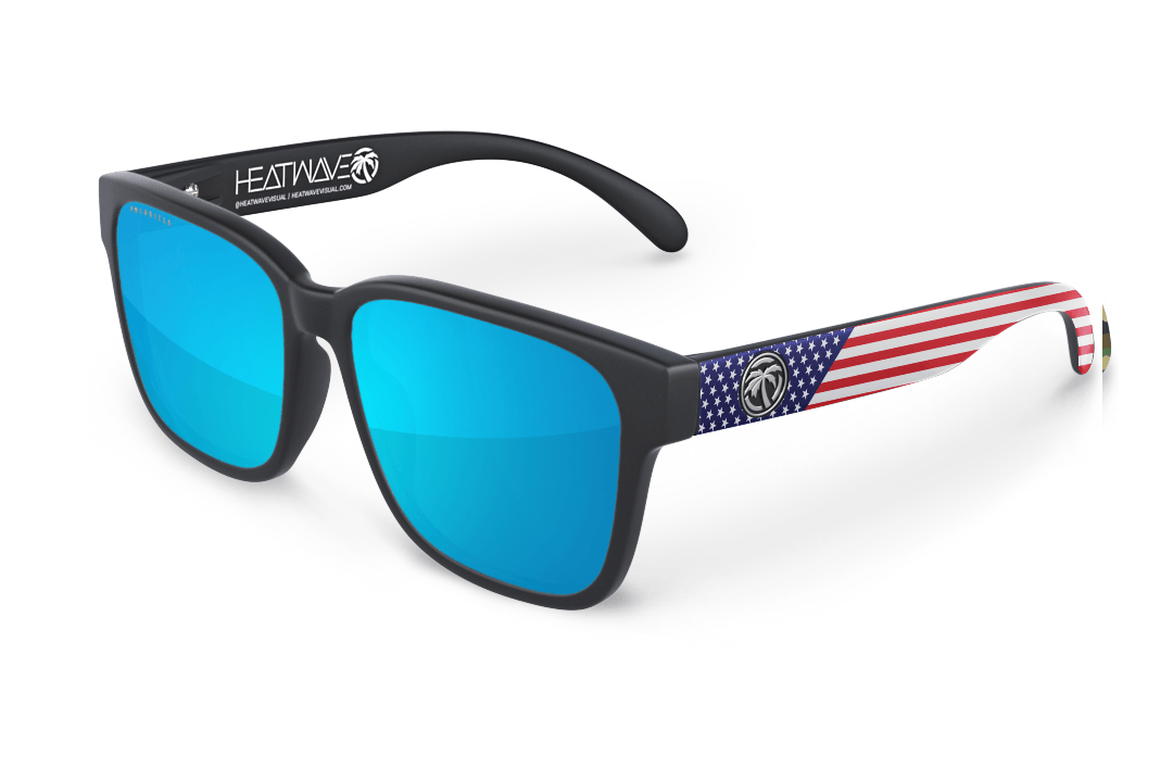 USA Apollo Series Stars and Stripes Sunglasses Heatwave 