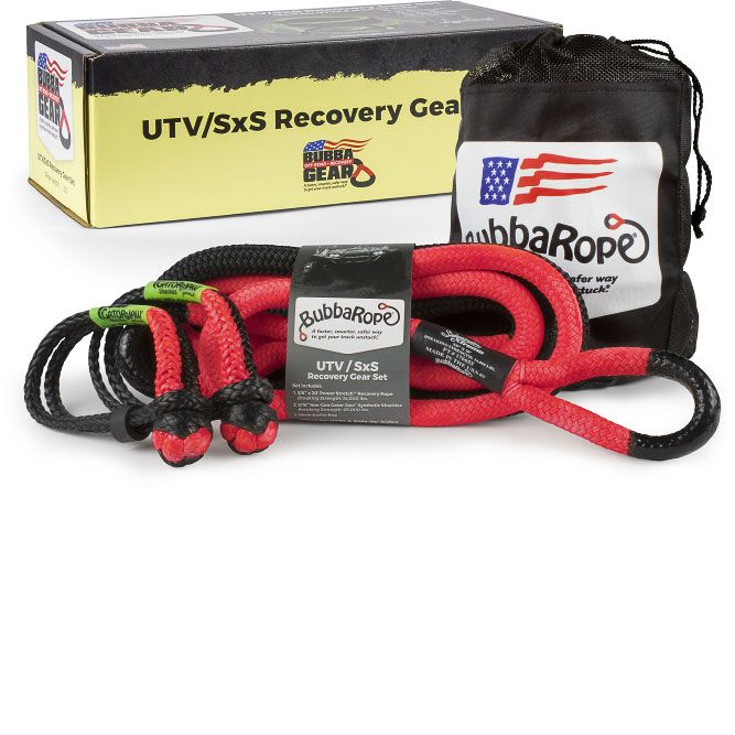 Bubba Rope Off-Road UTV/SxS Gear Set-Red