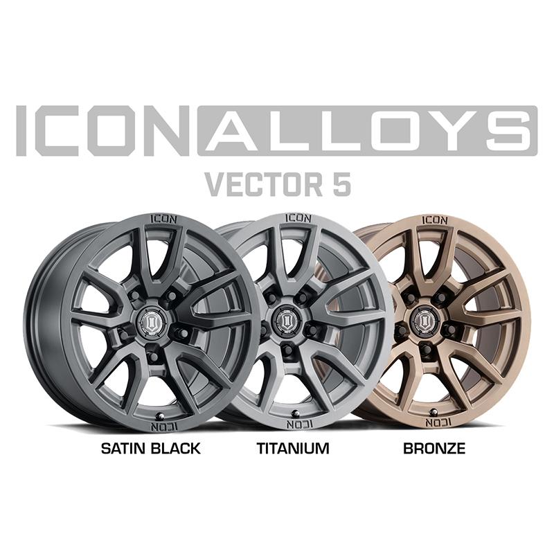  Vector 5 17" Wheels Icon Alloys display