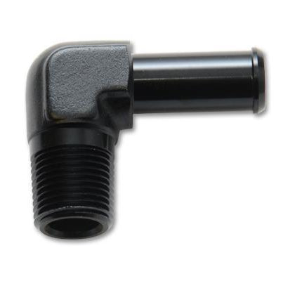 Vibrant Male NPT to Hose Barb Adapters Fabrication Vibrant Performance 90 Degrees 1/8" to 1/4" 