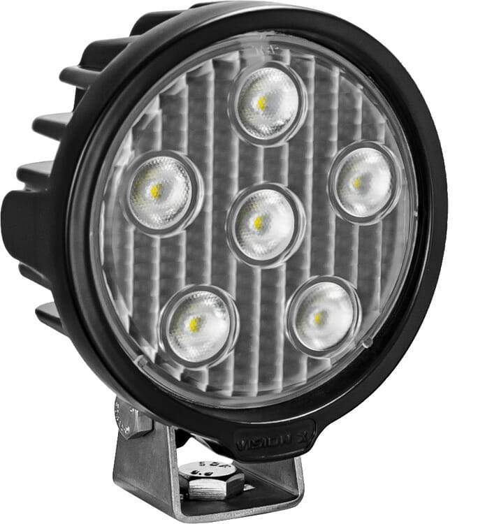 VL-Series LED Light Round 6 LED's With Connector Vision X