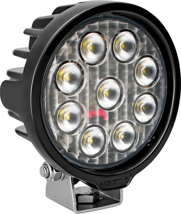 VL-Series LED Light Round 9 LED's With Connector Vision X 