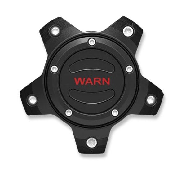 Warn Epic Wheels | Centercaps-Black Hub Accessories Warn Industries
