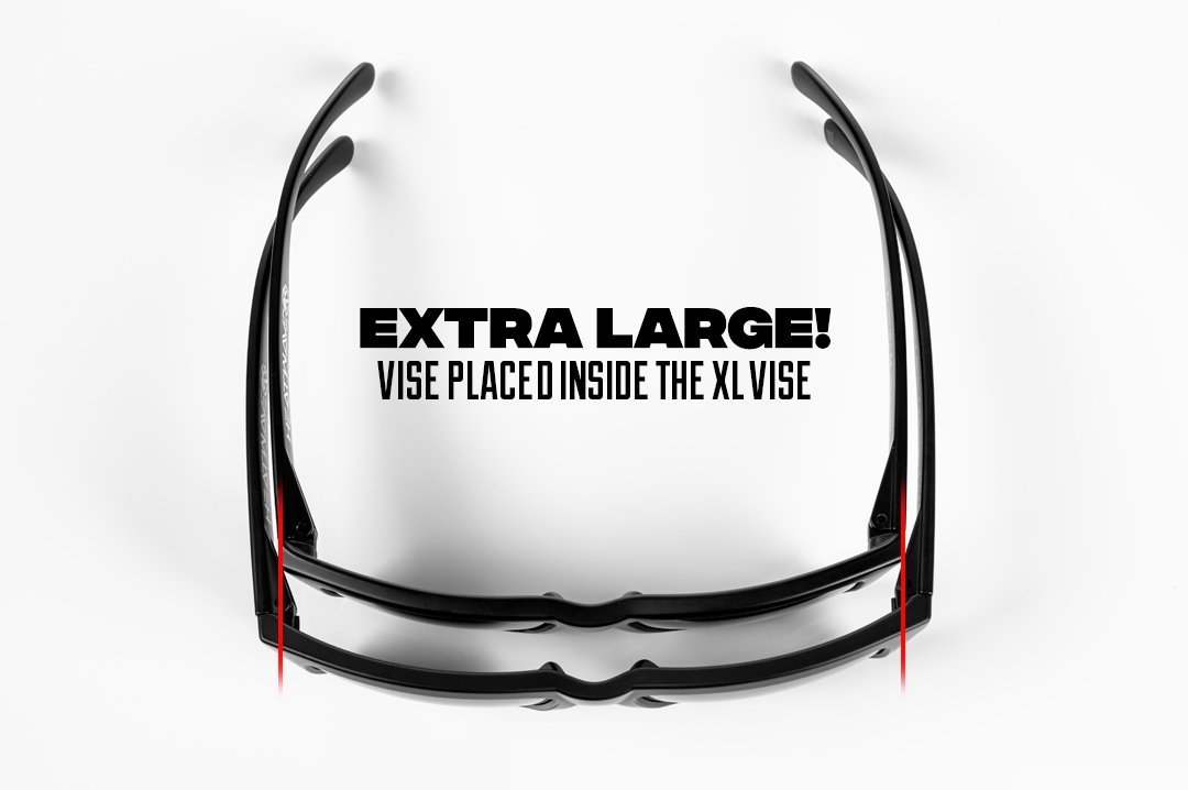 XL Vise Z87 Sunglasses-Clear Lens Heatwave