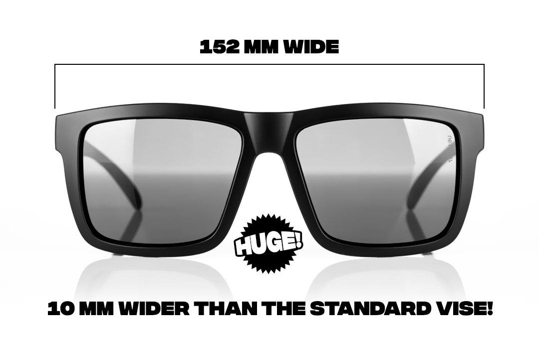 XL Vise Z87 Sunglasses-Clear Lens Heatwave design